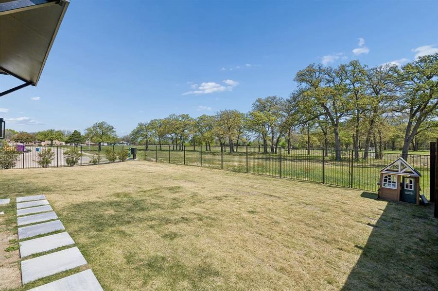 Exterior details and patio area of a home in , Southlake (Image 24).