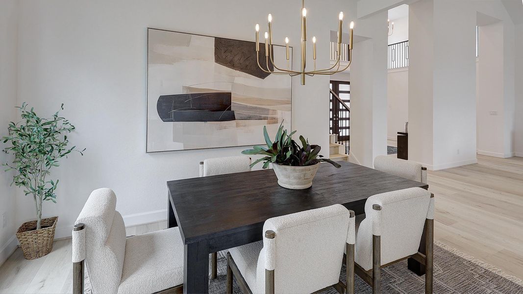 Representative furnished interior of a home built from the 4296W by Perry Homes in Riceland, Mont Belvieu (Image 6).