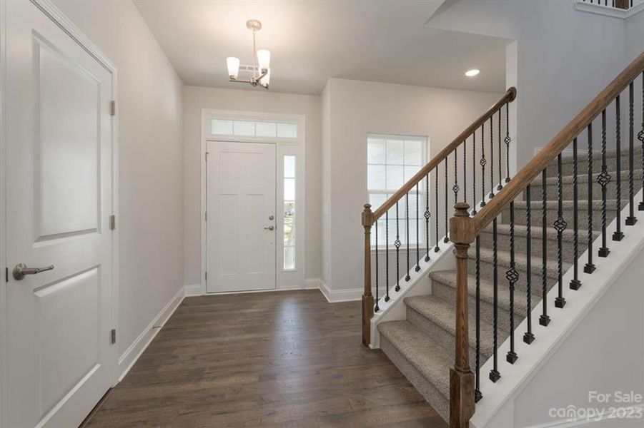 Representative unfurnished interior of a home built from the 3119 by Adams Homes in Hidden Pines, Cameron (Image 9).