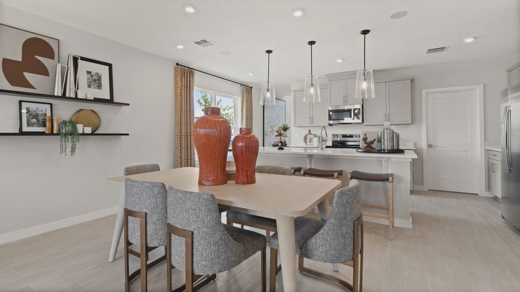 Furnished interior view inside a new home in Ardisia Park, New Smyrna Beach (Image 11).