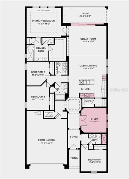 2D floor plan layout of this home in Coasterra Community Group Page, Palmetto, FL (Image 2). 2D floor plan layout of this home in Coasterra Community Group Page, Palmetto, FL (Image 2).