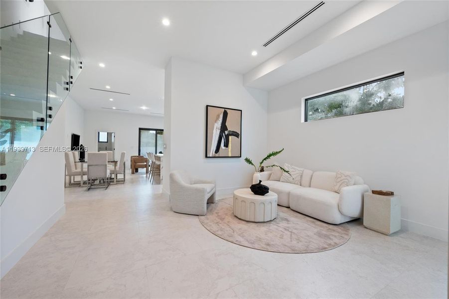 Furnished interior view inside a new home in , Miami (Image 4).