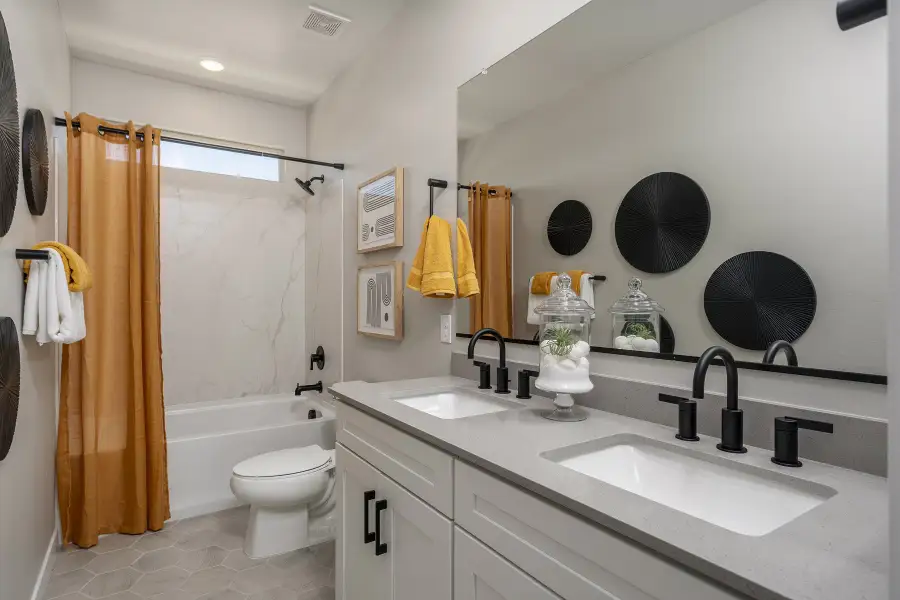 Representative furnished interior of a home built from the Wrightson by Risewell Homes in Wildera, San Tan Valley (Image 11).