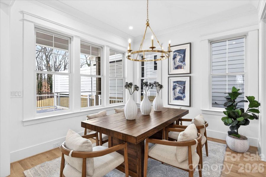 Furnished interior view inside a new home in , Charlotte (Image 15). Furnished interior view inside a new home in , Charlotte (Image 15).