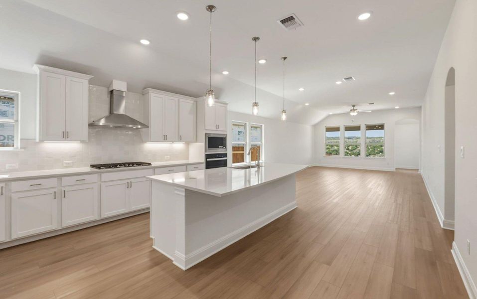 Furnished interior view inside a new home in West Cypress Hills, Spicewood (Image 12). Furnished interior view inside a new home in West Cypress Hills, Spicewood (Image 12).