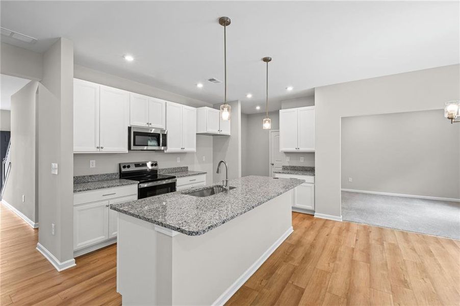 Furnished interior view inside a new home in Sage Woods, Dallas (Image 6).