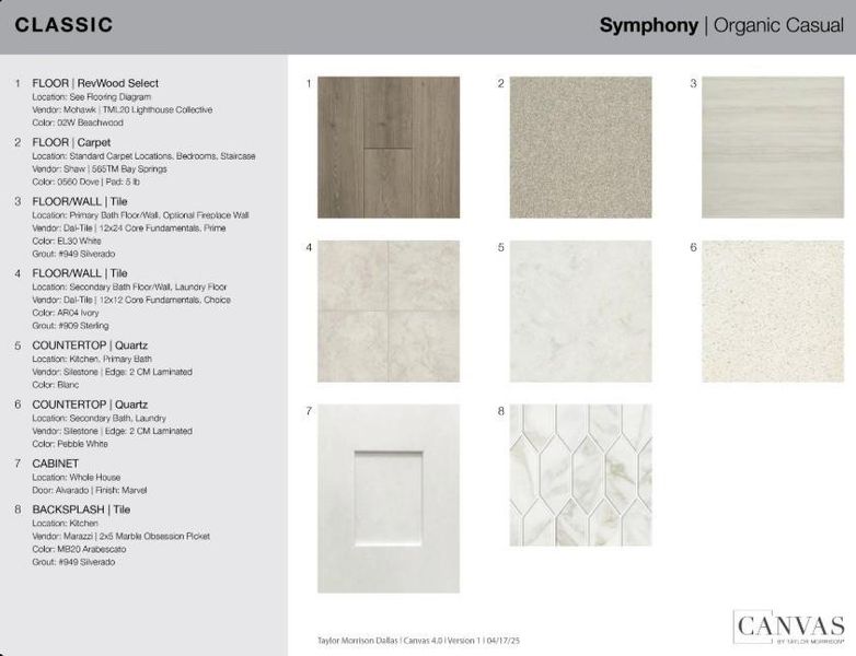 531 Wisteria Street design selections! 531 Wisteria Street design selections!