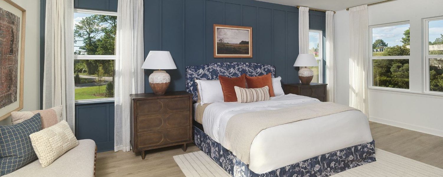 Representative furnished interior of a home built from the Palermo by Ashton Woods in Blue Heron Retreat: Oasis Series, Little River (Image 11).