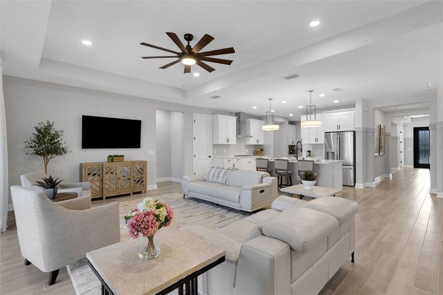 Furnished interior view inside a new home in , Bradenton (Image 39).