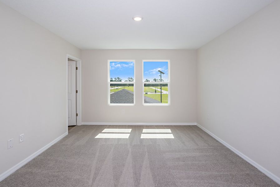 Representative unfurnished interior of a home built from the Margarita by Casa Fresca Homes in Pasadena Ridge, Dade City (Image 15).