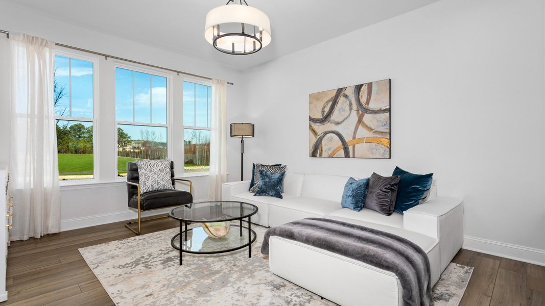 Representative furnished interior of a home built from the Winchester by DRB Homes in Mason Grove, Franklinton (Image 8).