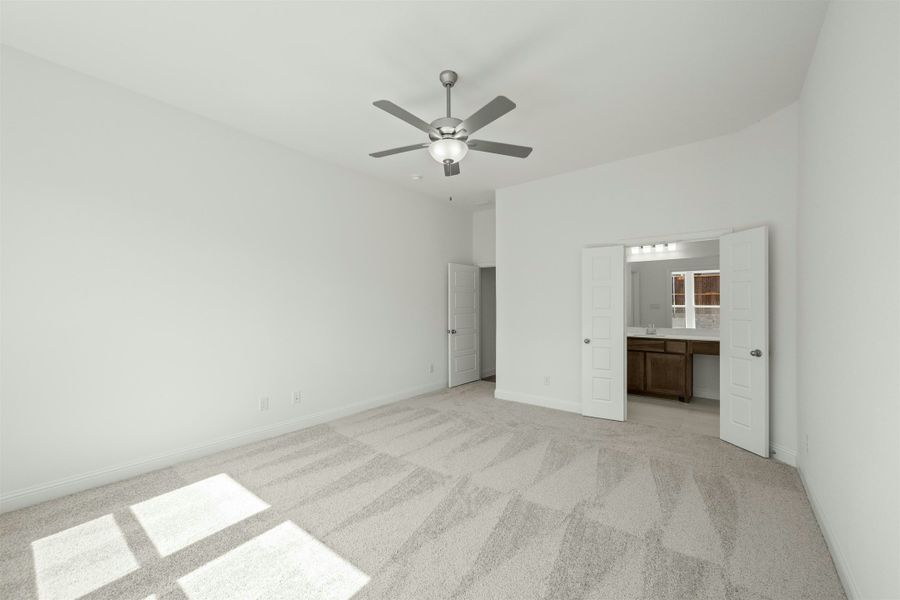 Representative unfurnished interior of a home built from the Cherry by Kindred Homes in Westside Preserve, Midlothian (Image 49).