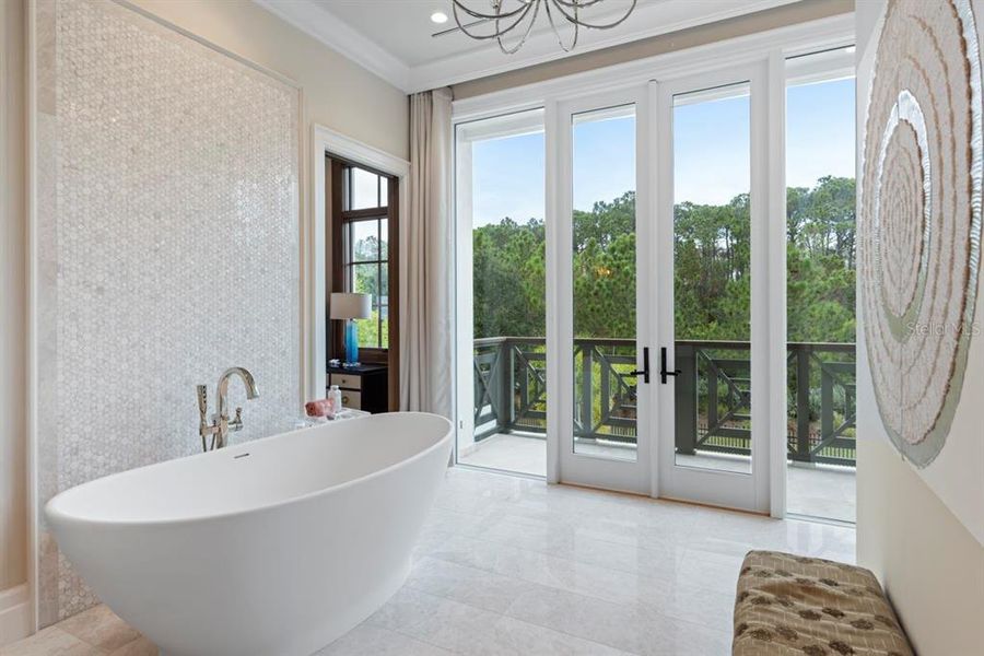 Furnished interior view inside a new home in , Orlando (Image 36).