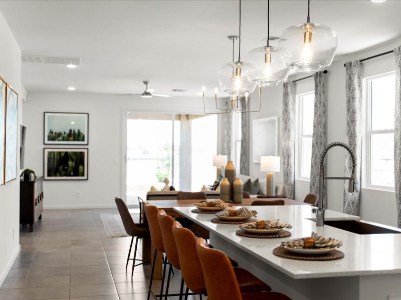 Dining Area in the Jubilee Floorplan at Silva Farms