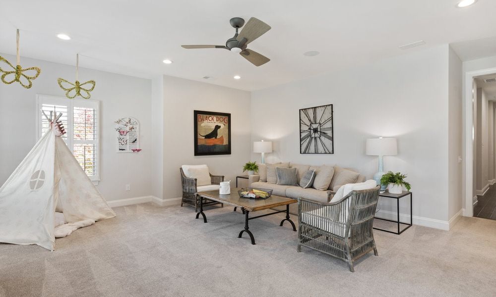 Representative furnished interior of a home built from the Tiburon II by Classica Homes in McLean - Waterfront, Clover (Image 18).