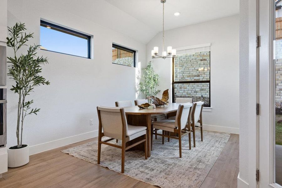 Furnished interior view inside a new home in Sweetwater, Austin (Image 24).