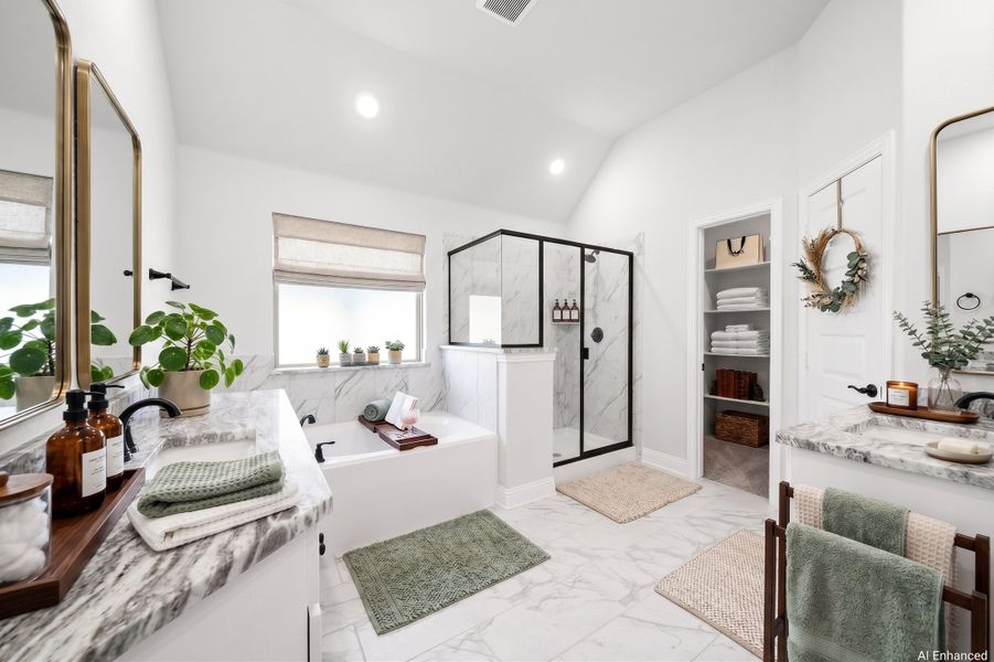 Furnished interior view inside a new home in Berkshire Estates, Mesquite (Image 9). Furnished interior view inside a new home in Berkshire Estates, Mesquite (Image 9).
