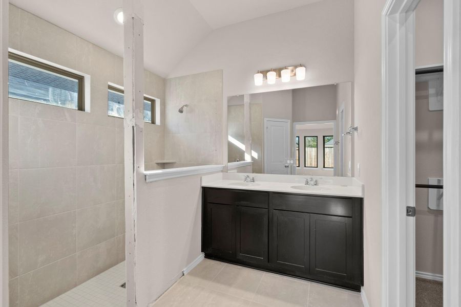 Furnished interior view inside a new home in The Meadows at Imperial Oaks, Conroe (Image 13).