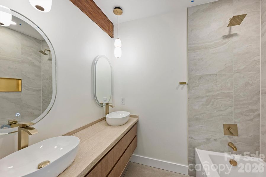 Furnished interior view inside a new home in , Charlotte (Image 16). Furnished interior view inside a new home in , Charlotte (Image 16).