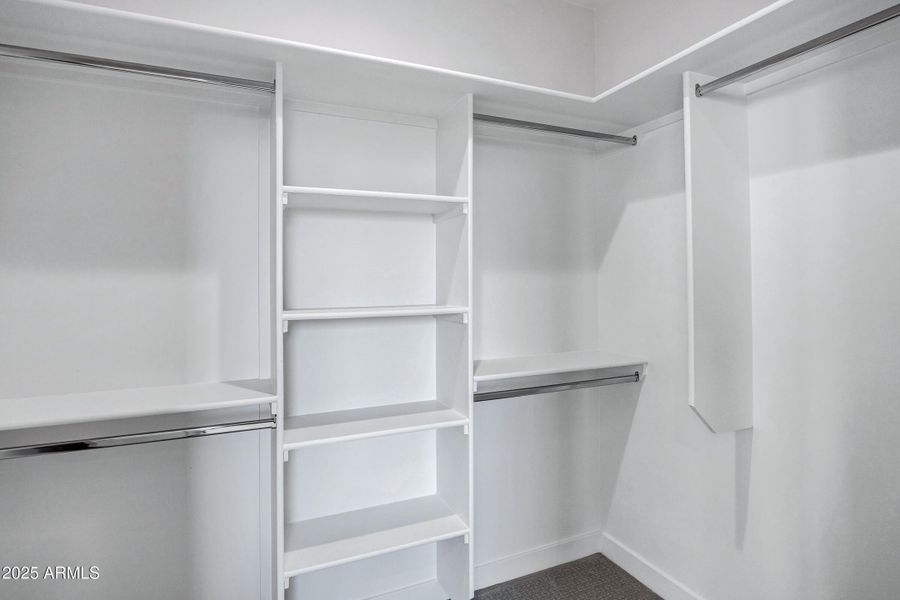 Walk-In Closet in Primary Bedroom