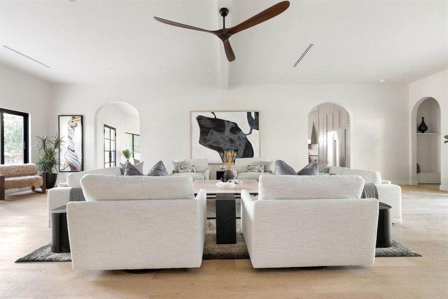 Furnished interior view inside a new home in , Dallas (Image 4).