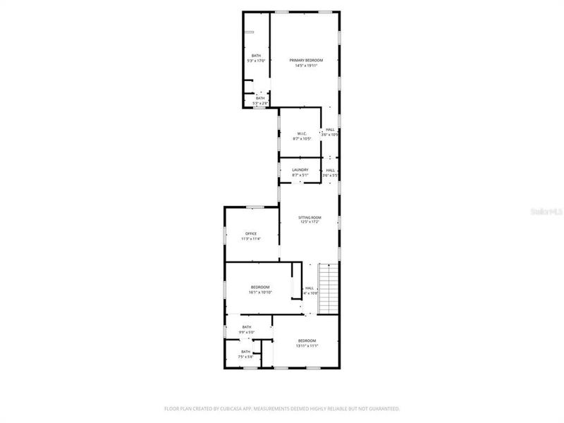 2D floor plan layout of this home in , St. Petersburg, FL (Image 5).