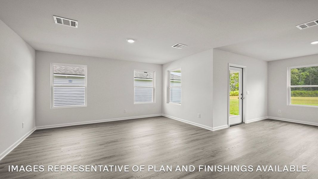 Representative unfurnished interior of a home built from the ASPEN by D.R. Horton in Morford, Jackson (Image 15).