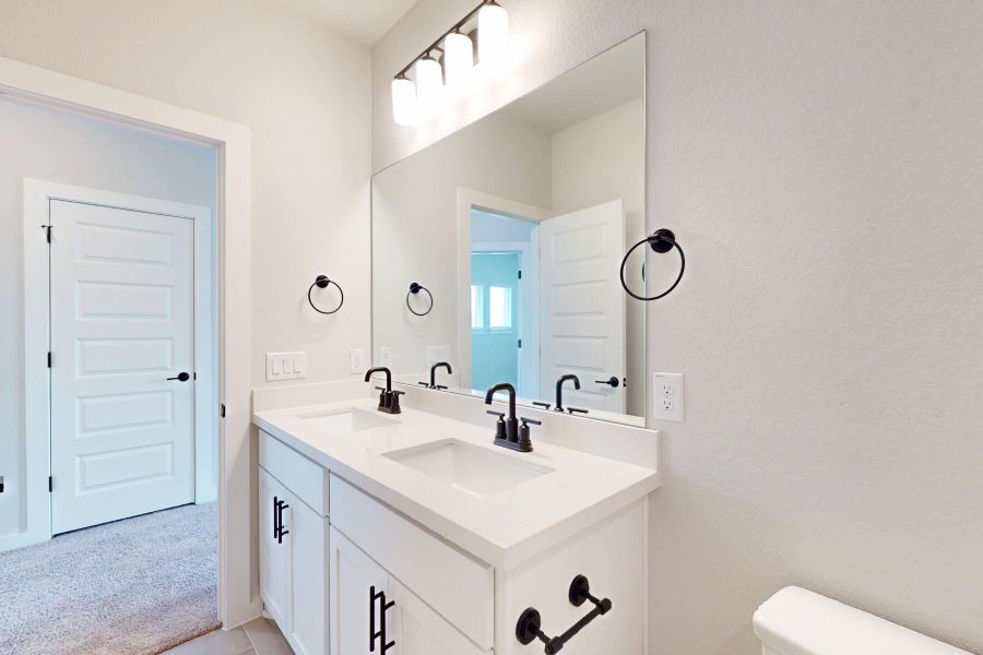 Furnished interior view inside a new home in Cascades at Onion Creek, Austin (Image 11).