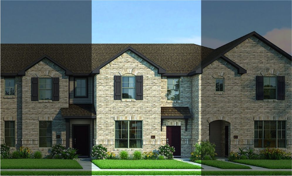 Travis with Elevation 5A Brick Exterior 2023 Townhomes Travis with Elevation 5A Brick Exterior 2023 Townhomes