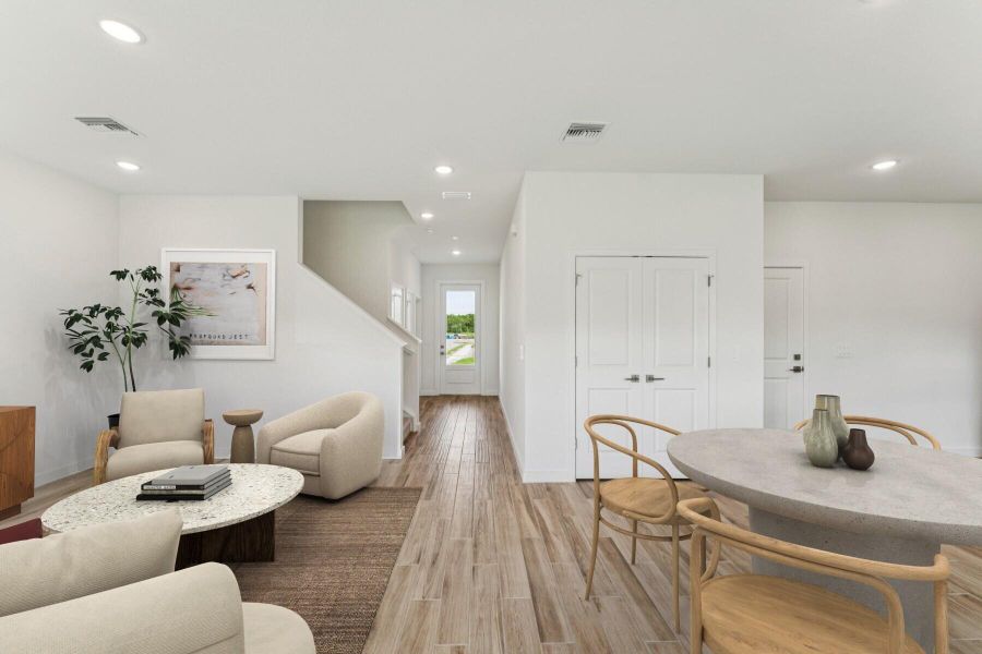 Furnished interior view inside a new home in , Fort Pierce (Image 6).