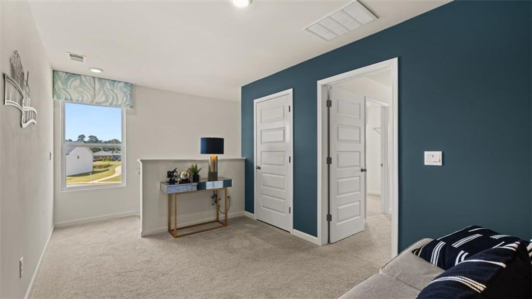 Furnished interior view inside a new home in Shoal Creek, Hampton (Image 2). Furnished interior view inside a new home in Shoal Creek, Hampton (Image 2).