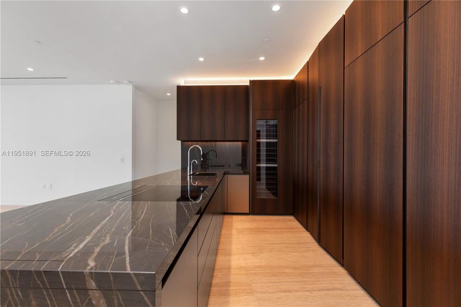 Furnished interior view inside a new home in , Miami (Image 7).