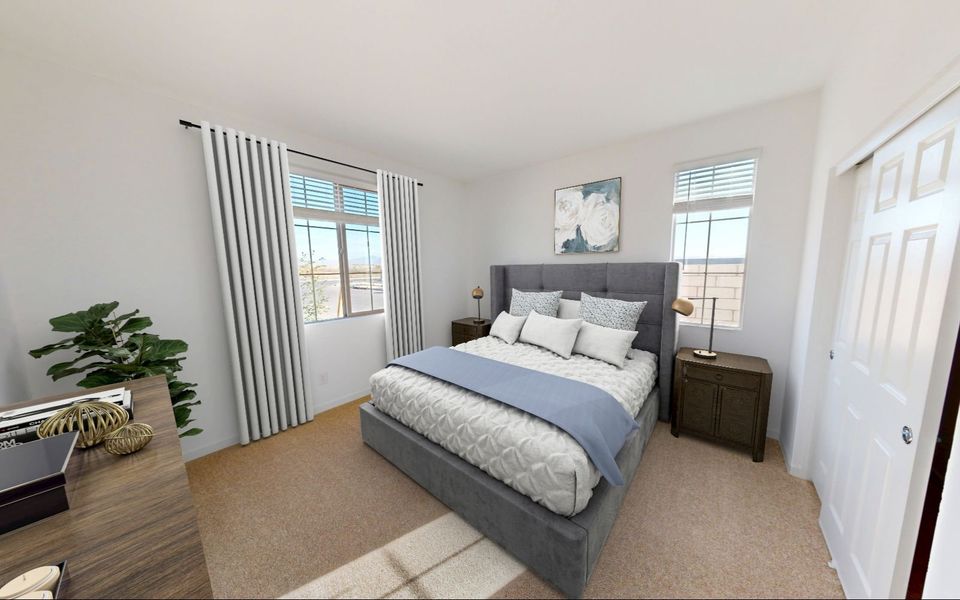 Representative furnished interior of a home built from the Poppy by Brookfield Residential in Blossom Rock, Apache Junction (Image 3). Representative furnished interior of a home built from the Poppy by Brookfield Residential in Blossom Rock, Apache Junction (Image 3).