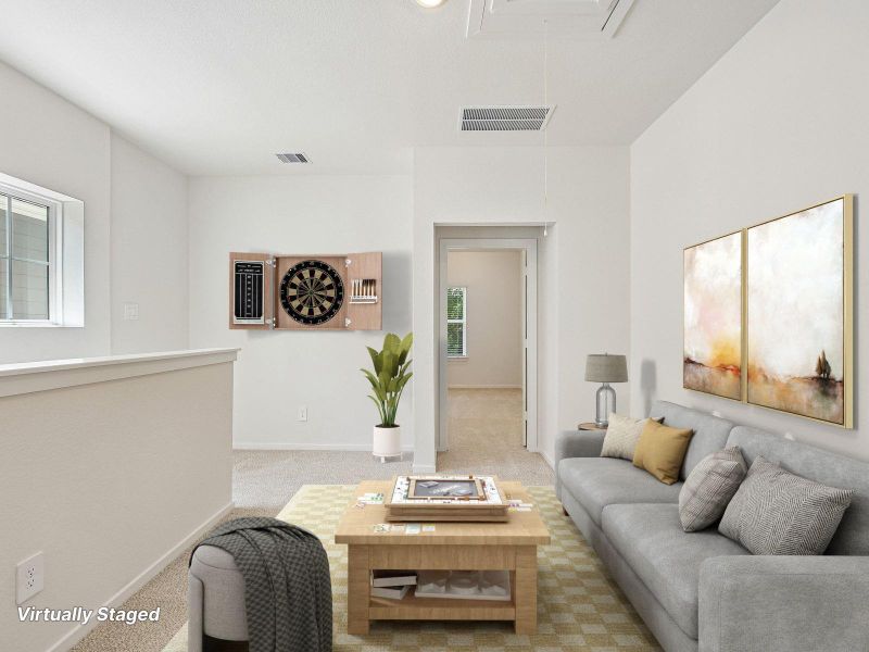 Furnished interior view inside a new home in Pinewood Trails - City Series, Atascocita (Image 8).