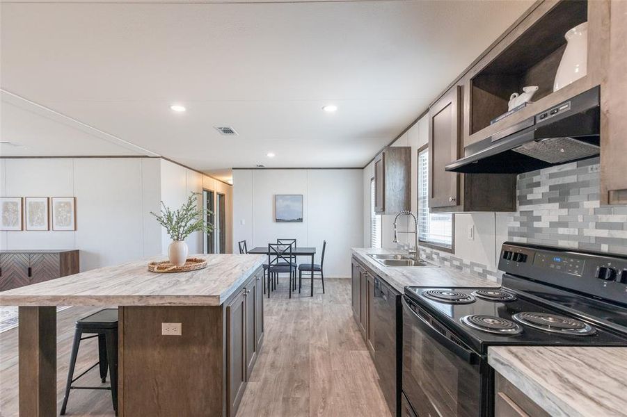 Furnished interior view inside a new home in , Anson (Image 9).