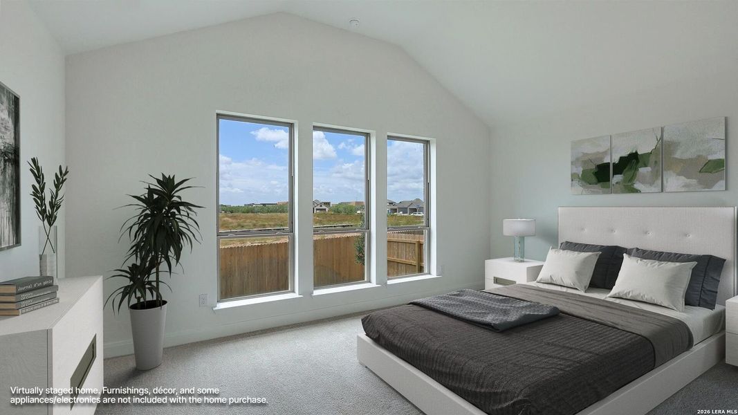 Furnished interior view inside a new home in VIDA, San Antonio (Image 7).