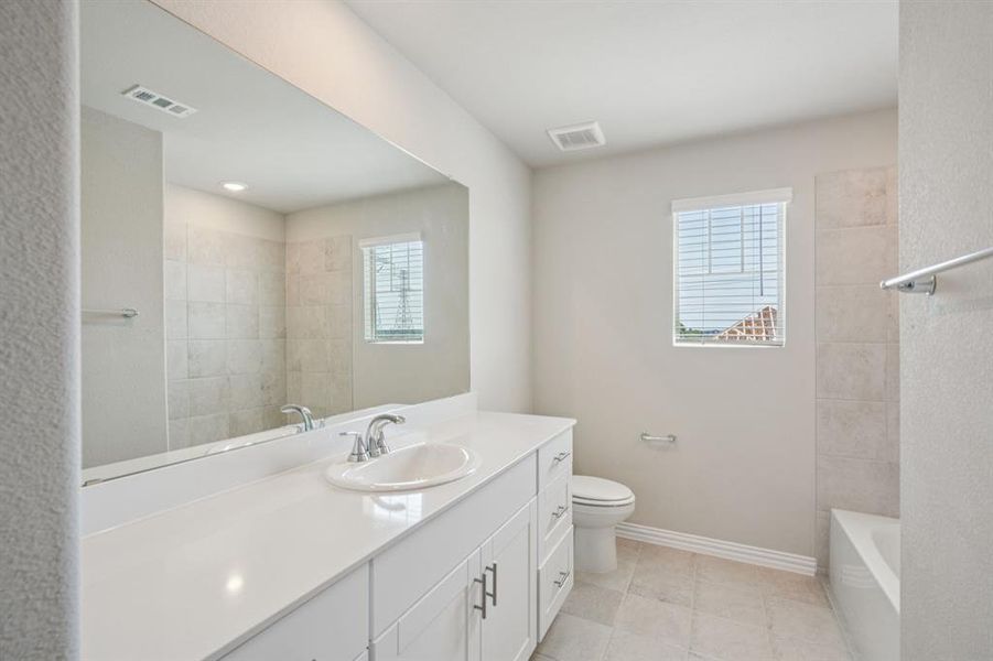 Photo is not of the actual home, but is an inspirational photo of builder’s model home and may depict options, furnishings, and/or decorator features that are not included.