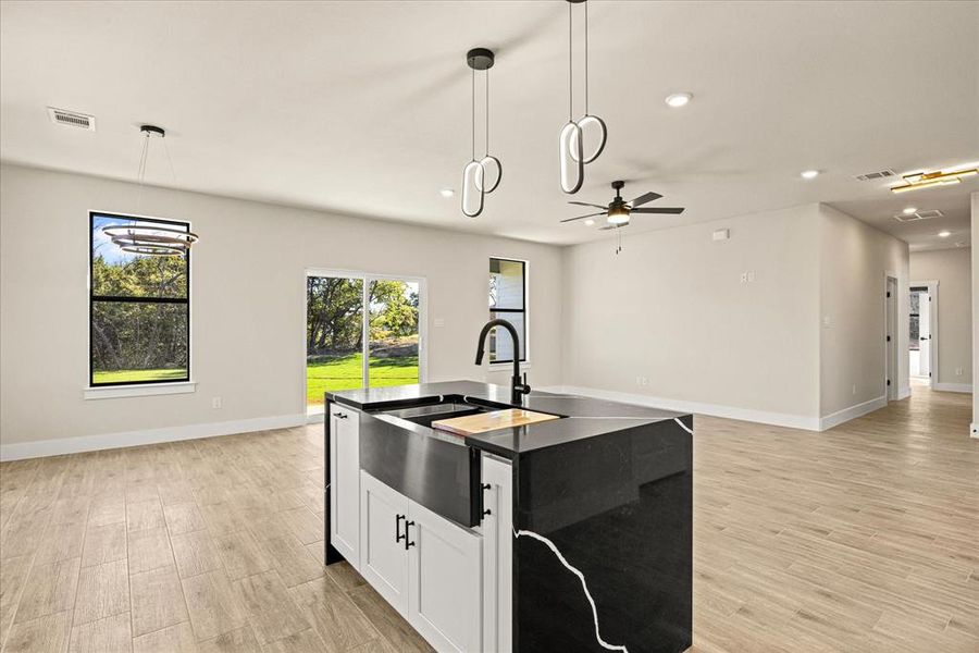 Furnished interior view inside a new home in , Granbury (Image 7). Furnished interior view inside a new home in , Granbury (Image 7).
