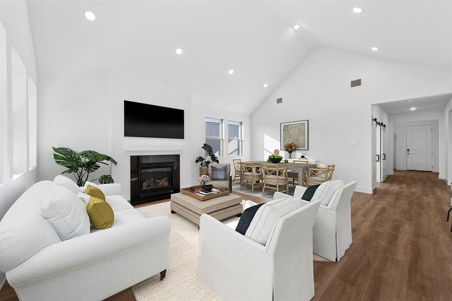 Furnished interior view inside a new home in Heritage Ranch, Sherman (Image 26).