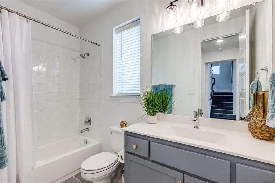 Furnished interior view inside a new home in Cambridge Crossing, Celina (Image 24).