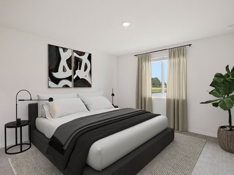 Furnished interior view inside a new home in Magnolia Bay - Premier Series, Nokomis (Image 7).