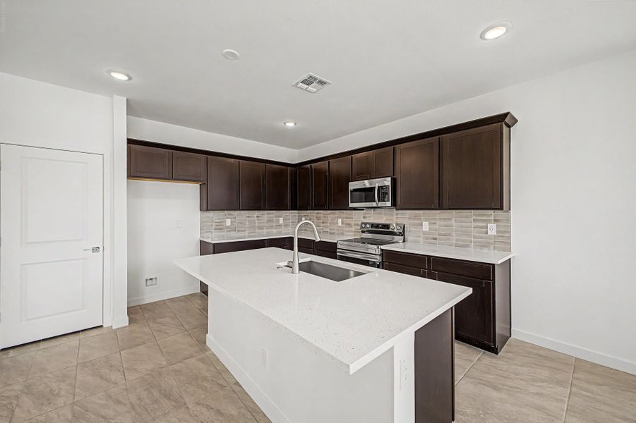 Furnished interior view inside a new home in Bentridge, Buckeye (Image 4).