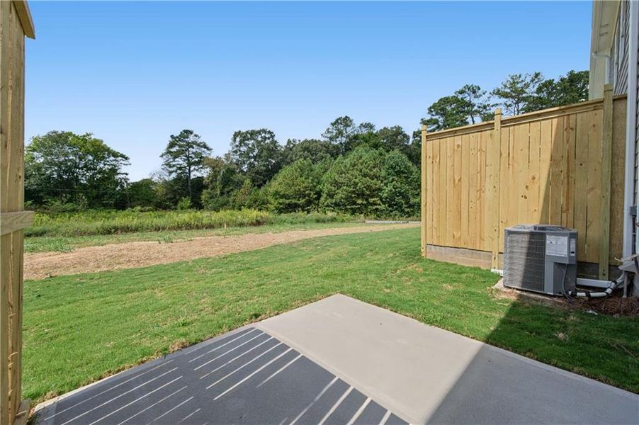 Exterior details and patio area of a home in Village Green, Adairsville (Image 3).