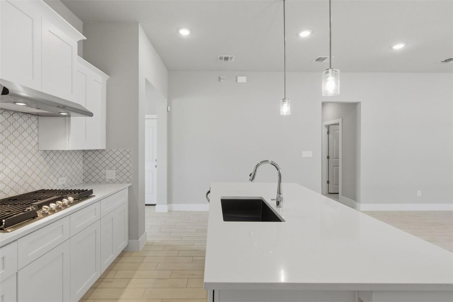 Furnished interior view inside a new home in Enclave at Cele, Pflugerville (Image 11).
