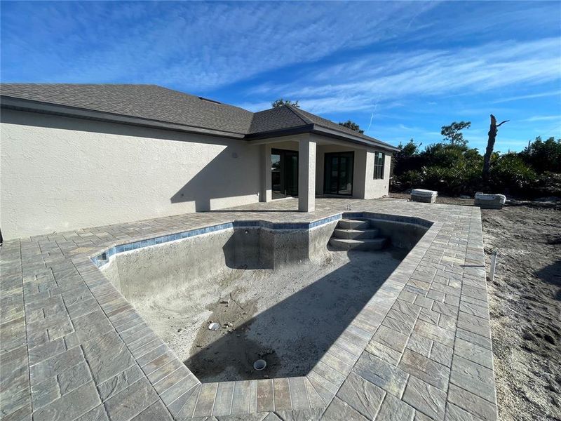 In-progress construction of a new home in , Englewood, FL (Image 18).