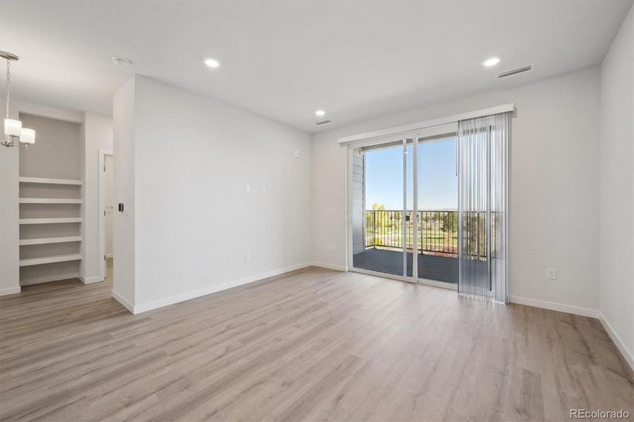 Spacious, unfurnished interior of a new home in Condo Collection at Grand Vue at Interlocken, Broomfield (Image 15). Spacious, unfurnished interior of a new home in Condo Collection at Grand Vue at Interlocken, Broomfield (Image 15).