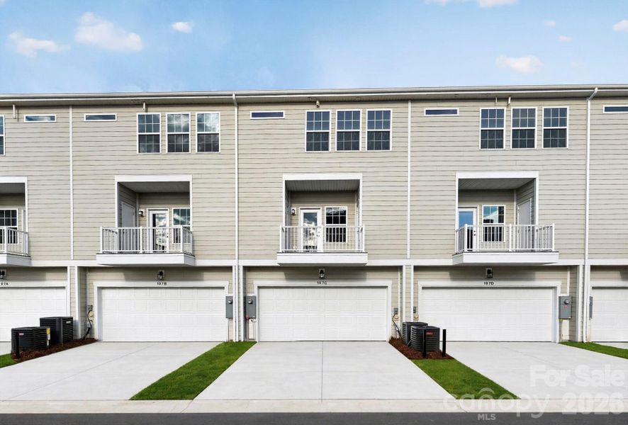 Exterior details and patio area of a home in , Mooresville (Image 3).