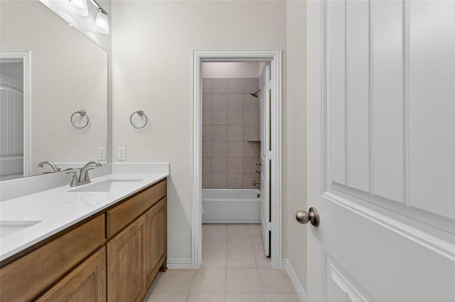 Furnished interior view inside a new home in Nash Estates, Tom Bean (Image 6).