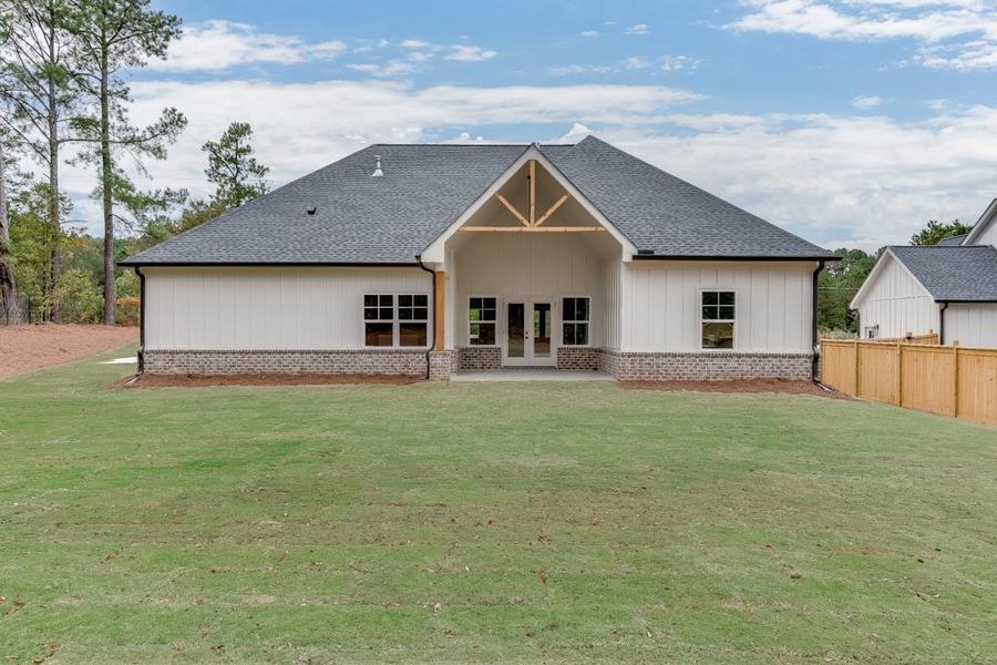 Exterior details and patio area of a home in , Pendergrass (Image 26).
