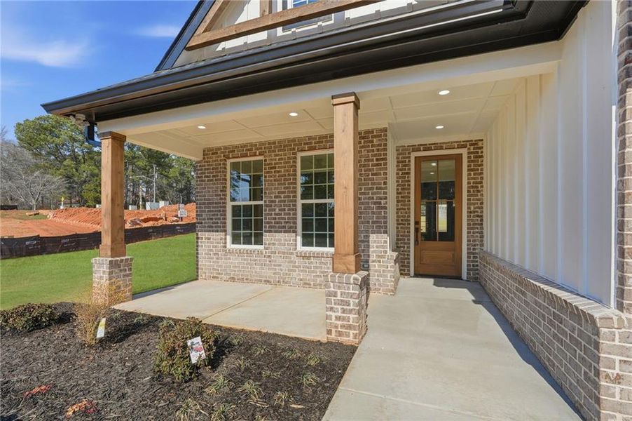Exterior details and patio area of a home in , Stone Mountain (Image 25).